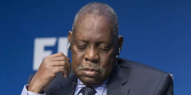 Issa Hayatou, Ex-FIFA-Interimsboss .