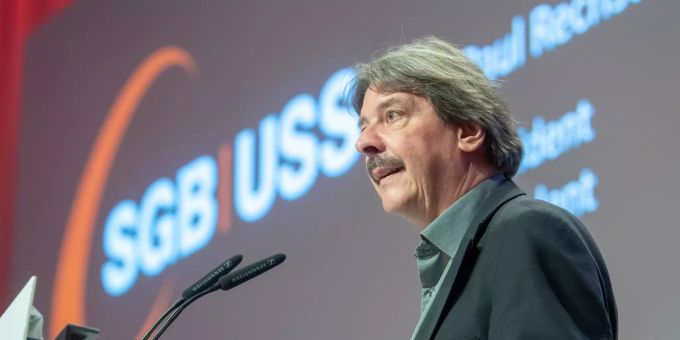 Die Abschiedsrede von SGB Präsident Paul Rechsteiner. Die Abschiedsrede von SGB Präsident Paul Rechsteiner.