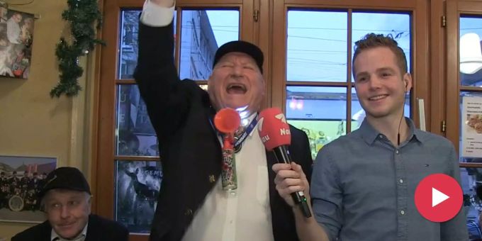 Im «Schiefen Eck» in Basel - Karli Odermatt feiert 75. Geburtstag