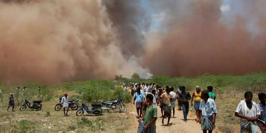 In Indien kommt es regelmässig zu Unfällen in Feuerwerksfabriken (Archivbild).