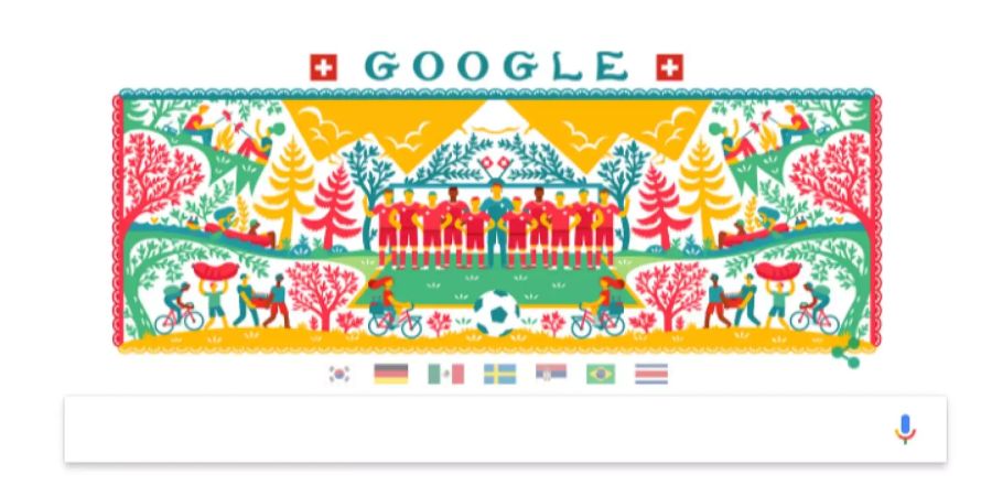 Google-Doodle vom 27. Juni 2018.