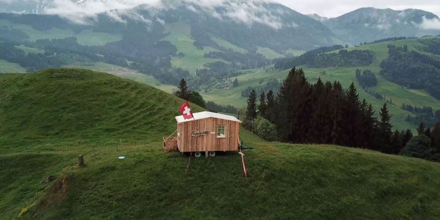 Die Alpen Britsche der Familie Dietrich, Bild: Markus Schlumpf