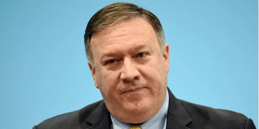 US-Aussenminister Mike Pompeo bei einer Pressekonferenz in Singapur.