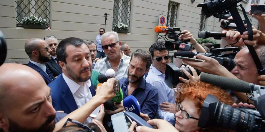 Die Partei von Innenminister Matteo Salvini ist im Fokus.