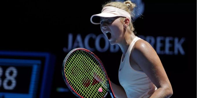 Marta Kostyuk hat allen Grund zur Freude. Marta Kostyuk hat allen Grund zur Freude.
