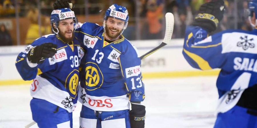 Die HCD-Spieler können sich über einen Sieg gegen Mountfield freuen.