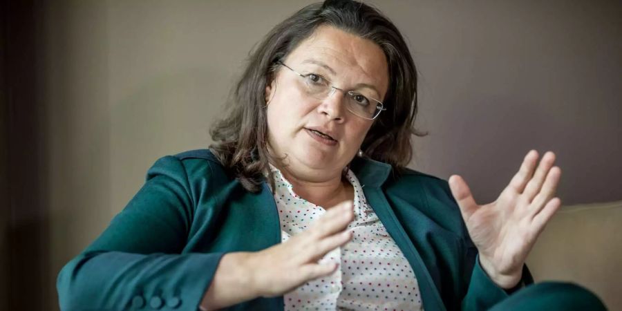 Andrea Nahles: Am Sonntag will sie SPD-Chefin werden.