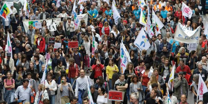 Im öffentlichen Dienst in Frankreich wurde gestreikt. (Archivbild) streik rentenreform
