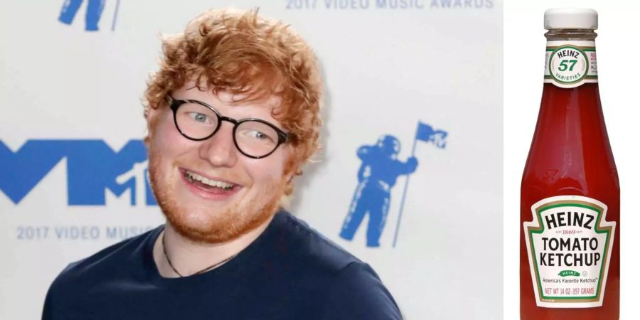 Kann seine Finger nicht von Ketchup lassen: Ed Sheeran