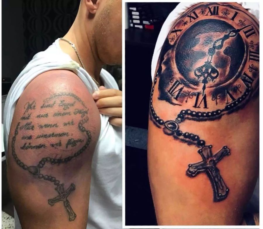 Pietro Lombardi hat sein Liebes-Tattoo überstechen lassen.