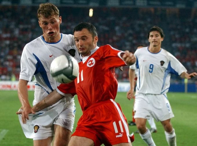 Stéphane Chapuisat im Einsatz für die Schweizer Nati im Jahr 2003. Euro 2020