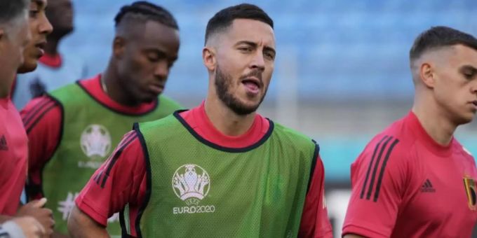 Eden Hazard ist der Kapitän der Belgier. Foto: Dmitri Lovetsky/AP/dpa