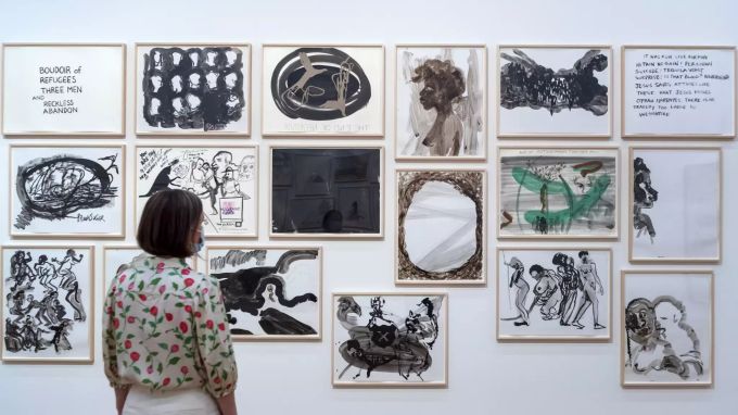 Eine Serie von Zeichnungen (2008) der amerikanischen Künstlerin Kara Walker. Kara Walker