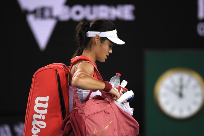 Emma Raducanu ist bei den Australian Open ausgeschieden. Australian Open Tennis