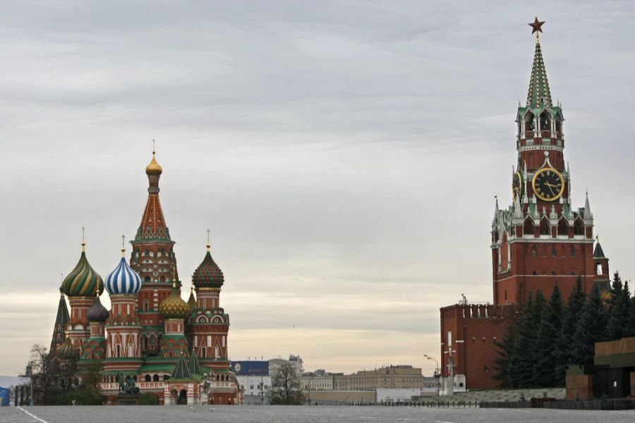 Die St.-Basilius-Kathedrale in Moskau. Auch in Russland befinden sich laut Informationen des EDA noch Schweizer.