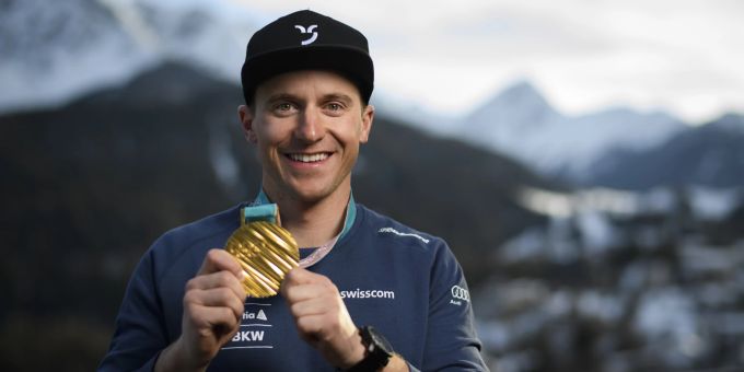 Bei den Olympischen Winterspielen in PyeongChang holte Nevin Galmarini die Goldmedaille. Nevin Galmarini Rücktritt