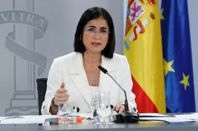 Die spanische Gesundheitsministerin Carolina Darias. carolina darias