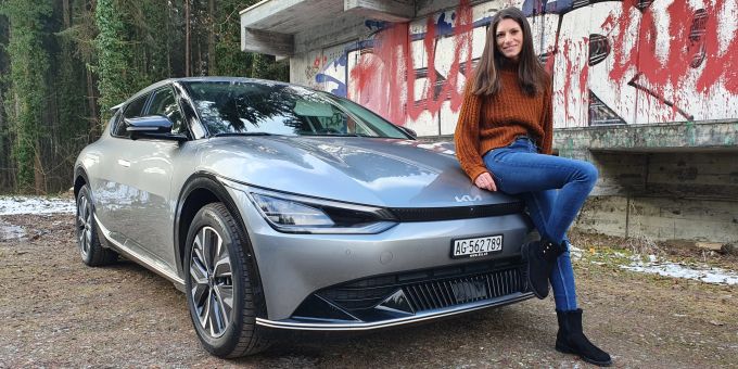 Cyndie testet - Porschetechnik im Kia EV6