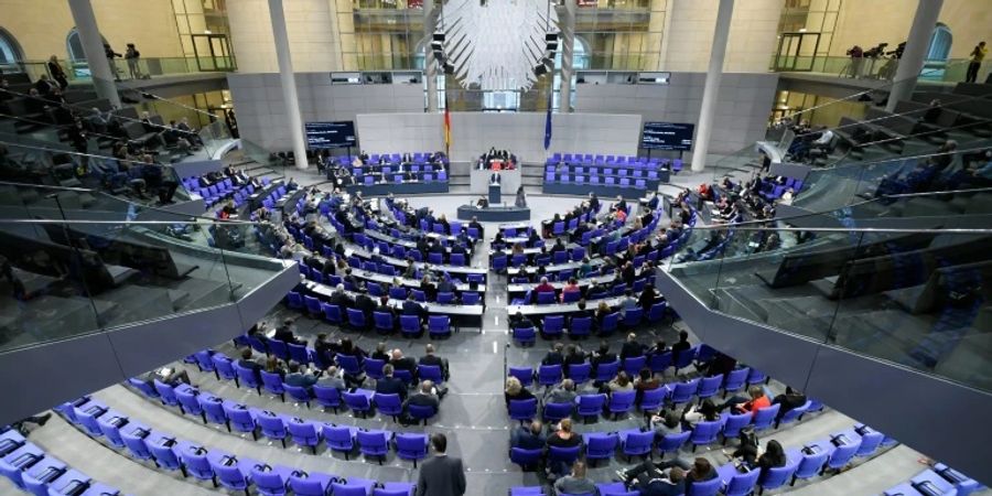 Plenum des Bundestags