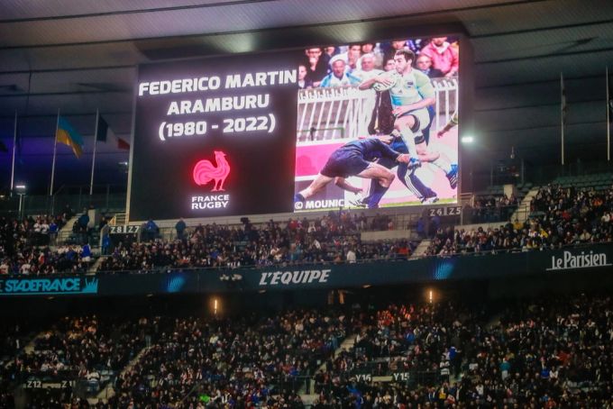 Beim Six-Nations-Turnier gedenkt man Federico Martín Aramburú nach dessen Emordung. Federico Martín Aramburú