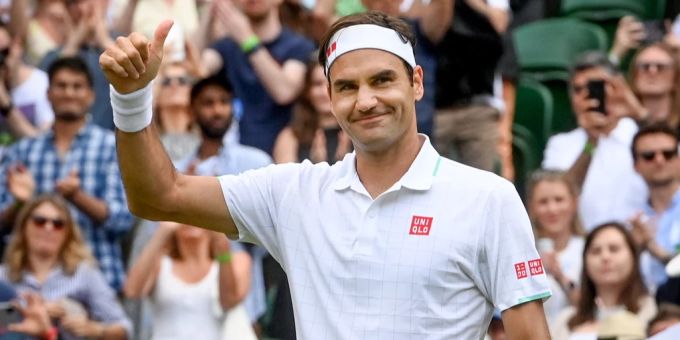 Tennisstar Roger Federer. Roger Federer