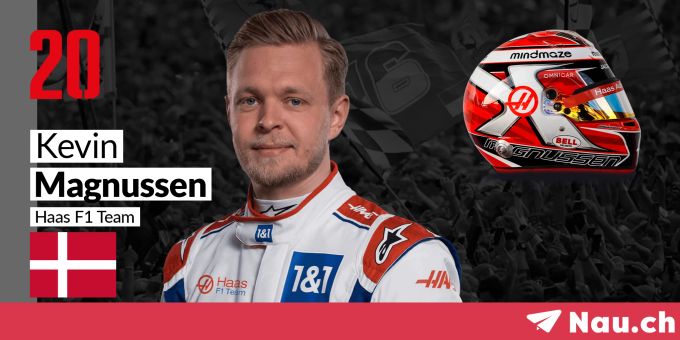 Kevin Magnussten startet 2022 für Haas in der Formel 1. Kevin Magnussen Formel 1