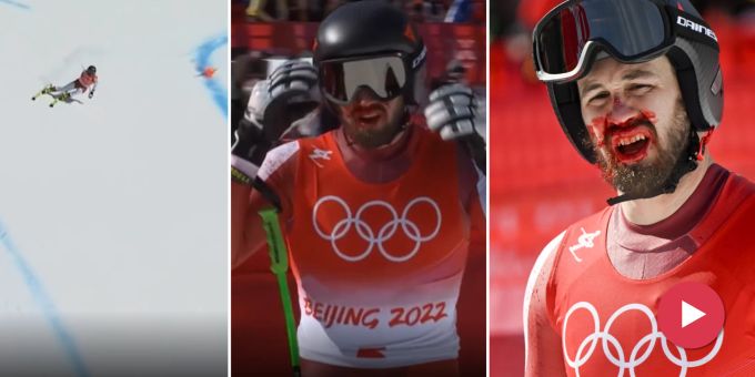 Bei Feuz-Triumph - Ösi-Abfahrer kommt blutverschmiert ins Ziel!