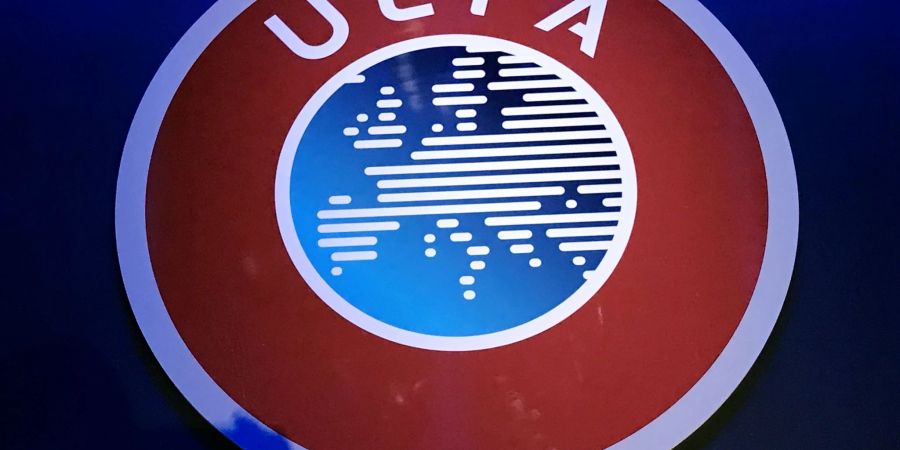 Ein Logo der UEFA.