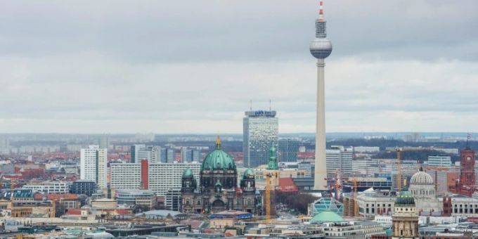 Blick über Berlin. berlin blick