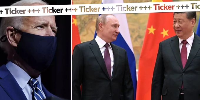 Ukraine-Ticker - USA droht China: Keine Waffen für Putin
