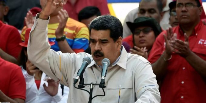 Nicolás Maduro ist der Staatschef von Venezuela. venezuela