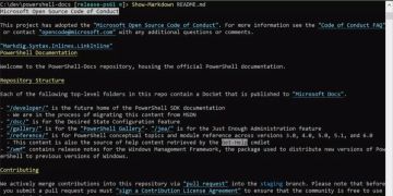 Microsoft Powershell.
