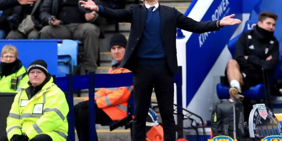 Claude Puel ist nicht mehr Trainer von Leicester City. Foto: Mike Egerton/PA Wire
