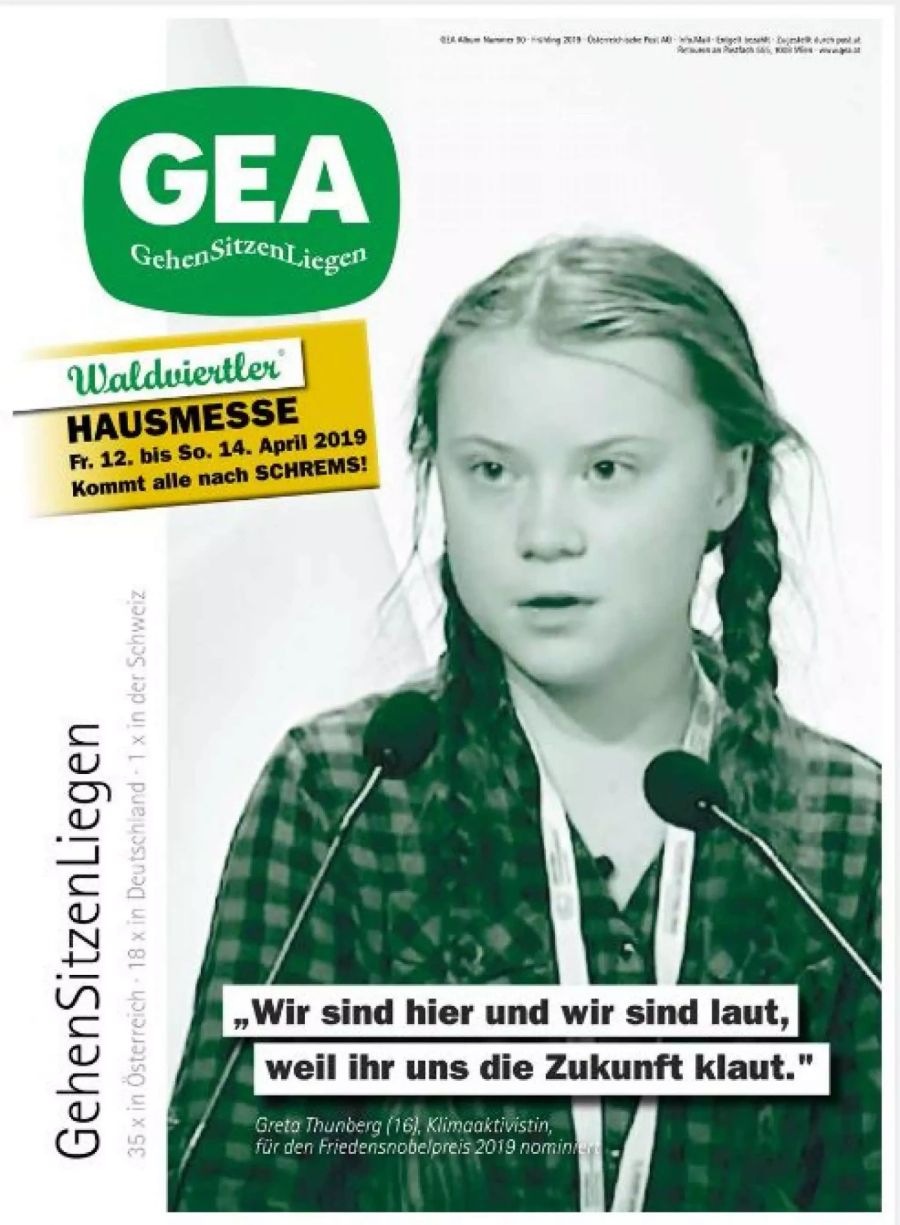 Greta Thunberg Werbung