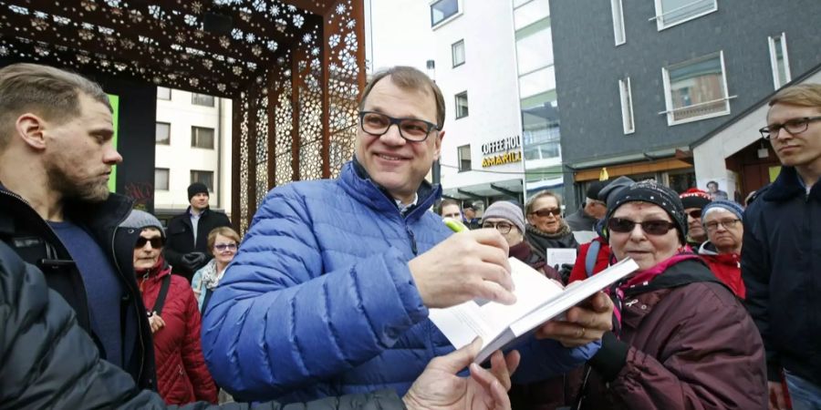 Wahlen Finnland Juha Sipilä