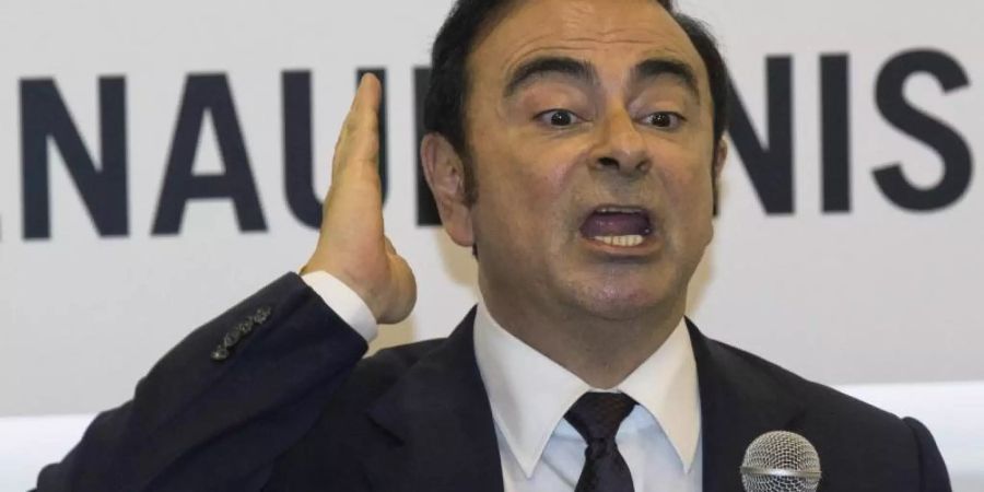 Der seit drei Monaten in Japan in Untersuchungshaft sitzende Ghosn soll unter anderem gegen Börsenauflagen verstossen haben. Foto: Ng Han Guan/AP/dpa