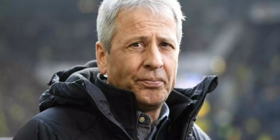 Dortmunds Trainer Lucien Favre sieht noch viel Raum für Verbesserungen. Foto: Ina Fassbender