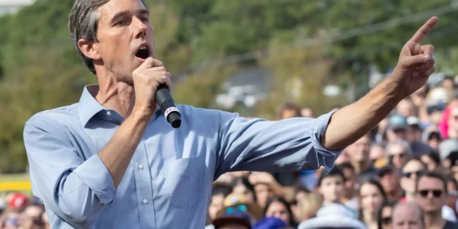 O'Rourke bei einem Auftritt im texanischen Austin während des Senatswahlkampfs