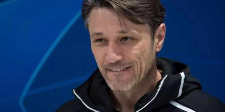 Bayern-Trainer Niko Kovac erwartet ein intensives und hochklassiges Spiel beim FC Liverpool. Foto: Sven Hoppe