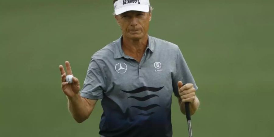 In Augusta auf Kurs: Bernhard Langer. Foto: Matt Slocum/AP