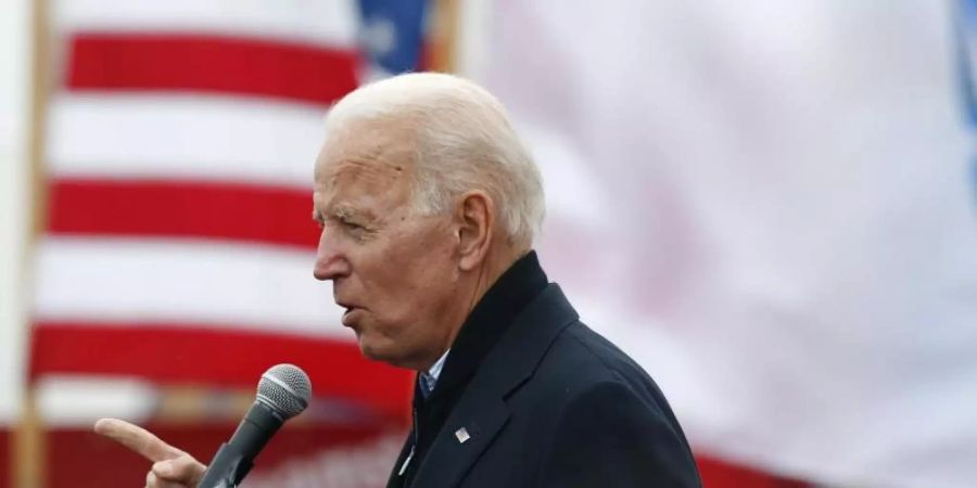 Joe Biden, ehemaliger Vizepräsident der USA, will bei der kommenden Präsidentschaftswahl 2020 gegen Amtsinhaber Trump antreten. Foto: Michael Dwyer/AP