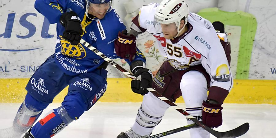 Daniel Vukovic (rechts) spielt ab der kommenden Saison für die Rapperswil-Jona Lakers