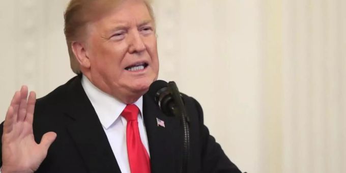 Donald Trump, Präsident der USA, in Washington. Donald Trump