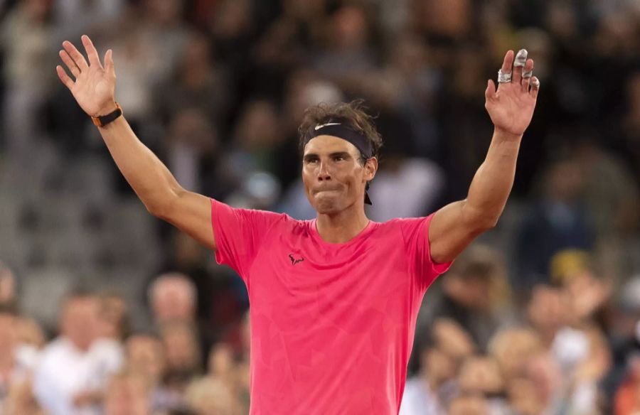 Rafael Nadal folgt auf Platz zwei.