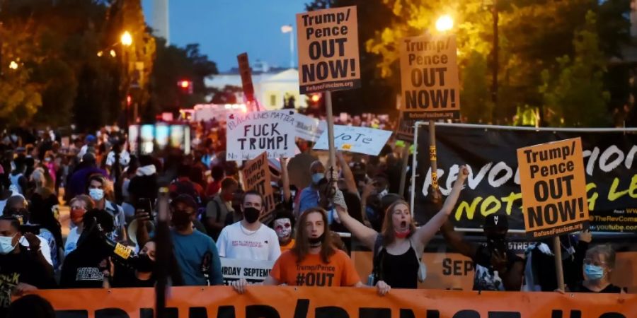 Demonstranten in Washington