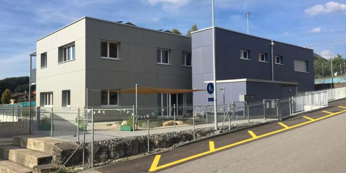 Inbetriebnahme neues Kita-/Tagesschulgebäude. Inbetriebnahme neues Kita-/Tagesschulgebäude