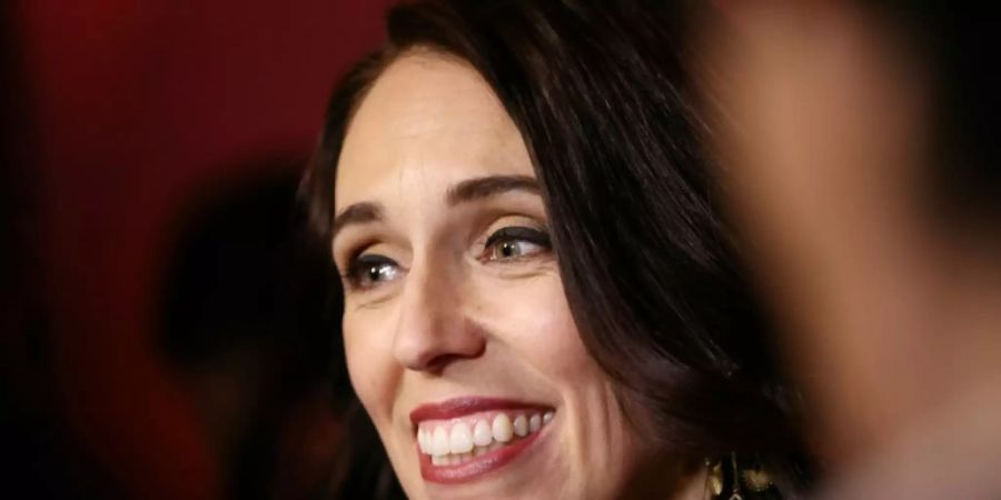 Freudestrahlend nach dem Sieg: Jacinda Ardern