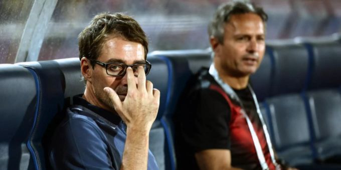 René Weiler und sein Assistent David Sesa bei Al Ahly. René Weiler