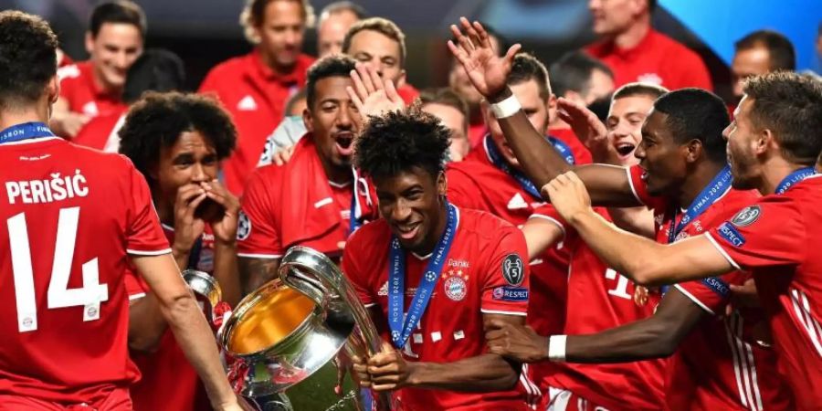 Bis zum Sieg im Finale haben die Bayern auch in allen Spielen davor in der Champions League gesiegt. Foto: Michael Regan/Getty Images via UEFA/dpa