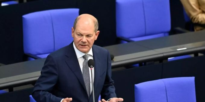 Olaf Scholz im Bundestag: Der Bundeskanzler äusserte sich zufrieden mit dem, was der Haushaltsausschuss entschieden hat. (Archivbild) Haushaltsausschuss